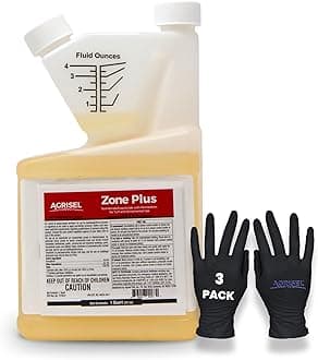 Zone Plus Insect & Pest Control, Broad Spectrum, for Indoor & Outdoor, Effective Against 100 Pests, Eco-Friendly, 3-Pack of Disposable is Included with Purchase, 32 Ounce