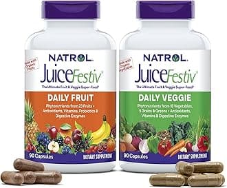 JuiceFestiv, Vitamins and Supplements for Nutrition & Well-Being, Antioxidants for Cellular Health, 90 Capsules (2-Count), Up to a 45 Day Supply