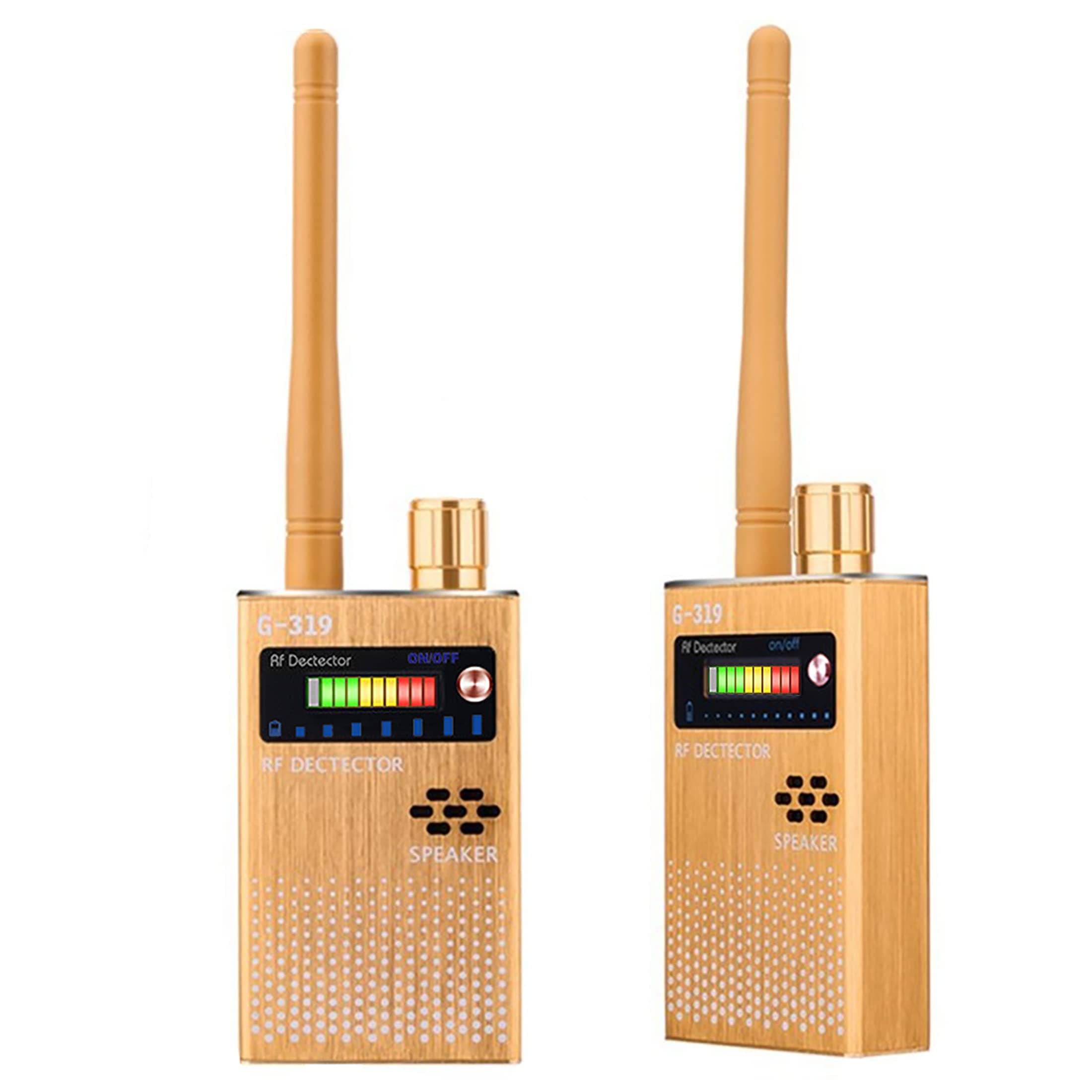 RF Detector, Hidden Camera Detector, Hidden Micro WiFi Cam Scanner, High Sensitive Cellphone Listening Device and Wireless Bug Sweeper, Detect GSM GPS Tracker