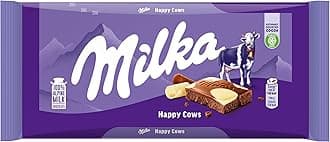 Alpine Milk and White Chocolate, Happy Cow, 100g