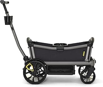 Cruiser City | Premium Urban Wagon Stroller for Babies, Toddlers, and Kids | Traditional Stroller Push Steering | JPMA Certified | Lightweight and Collapsible | 2 Seater