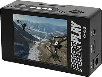 Upgraded PowerPlay DVR Video Recorder, 60fps H.265(HEVC), Video to Digital Converter for Camcorder, VCR, VHS Tapes, AV, RCA, Hi8, DVD, and More (for DV)