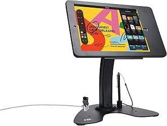Dual Kiosk Stand – CTA Dual Security Kiosk Stand with Locking Case, Cable, and 360-Degree Rotating Base – Compatible with iPad 7th/ 8th/ 9th Gen 10.2-inch, iPad Air 4, (PAD-ASKB10) – Black
