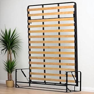 Murphy Bed - Classic Vertical Wall Bed - Fold Up - Space Saving Folding Bed Frame - Pull Down (140 cm x 200 cm)