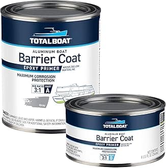 Aluminum Boat Barrier Coat (Quart, Gray)