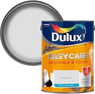 Dulux Easycare Washable & Tough Matt Emulsion Paint - Cornflower White - 5L