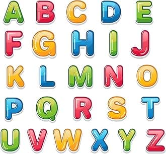 Thinking how Learn abcd english alphabets Wall Stickers