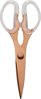 Farberware 5221294 Titanium Kitchen Shears with Acrylic Handles, Copper