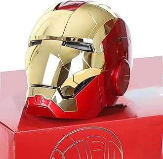 Iron-Man MK 5 Wearable Electronic Helmet - With Voice Control and Remote Control, LED Eyes and Sound Effects, Perfect as Props and Superhero Figure for Adult Collectors, Gift