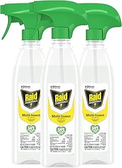 Essentials Multi-Insect Killer Spray Bottle, Child & Pet Safe, for Indoor Use, 12 oz (Pack of 3)