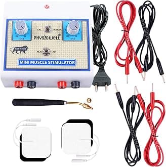 Physiowell Physiotherapy Muscle Stimulator Muscle Stimulator Machine for Physiotherapy (Self-adhesive Pad)