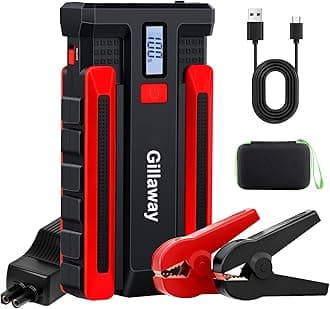 002 Jump Starter Battery Pack, 1500A Peak Car Jumper Starter Portable(Up to 7.0L Gas and 5.5L Diesel Engine),12V Jump Box for Car Battery, Battery Jumper with LCD Screen/USB/LED Light