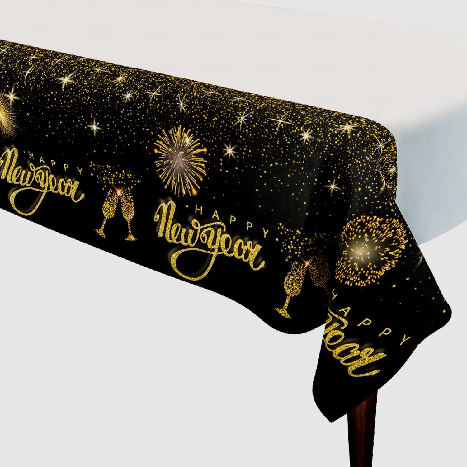 Know me 2 Pack New Year Table Decorations Table Cover, 2020 New Year Eve's Party Decoration Tablecloth