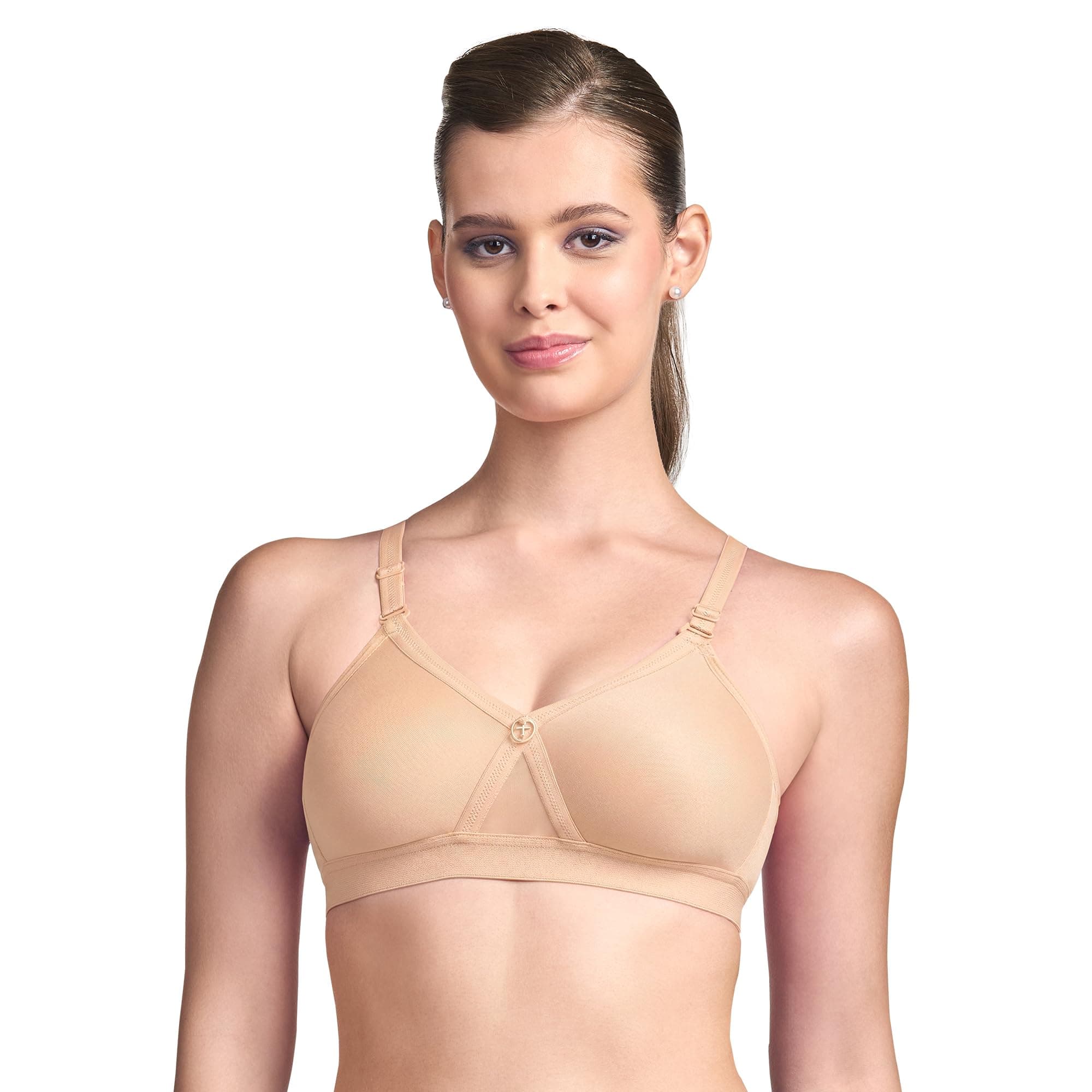 Women's Cotton Solid Regular Fit Bra