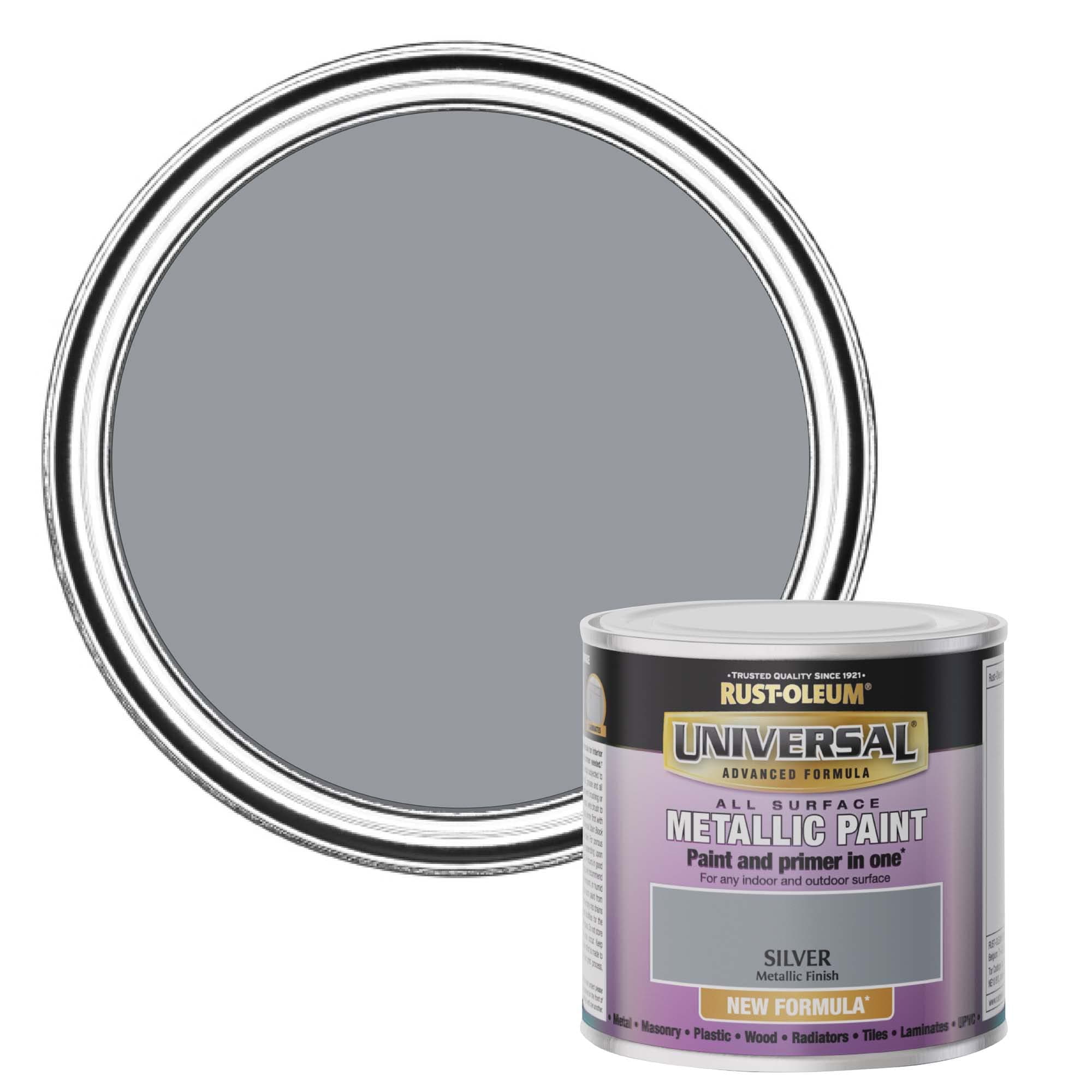 Universal Paint Metallic Silver 250ml