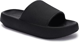 Pillow Slippers for Women and Men Non Slip Quick Drying Shower Slides Bathroom Sandals | Ultra Cushion | Thick Sole