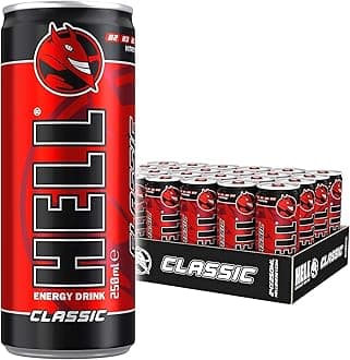 HELL ENERGY DRINK 250 ML (CLASSIC, PACKAGE OF 12)