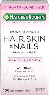 Optimal Solutions Hair, Skin & Nails Extra Strength, 150 Softgels