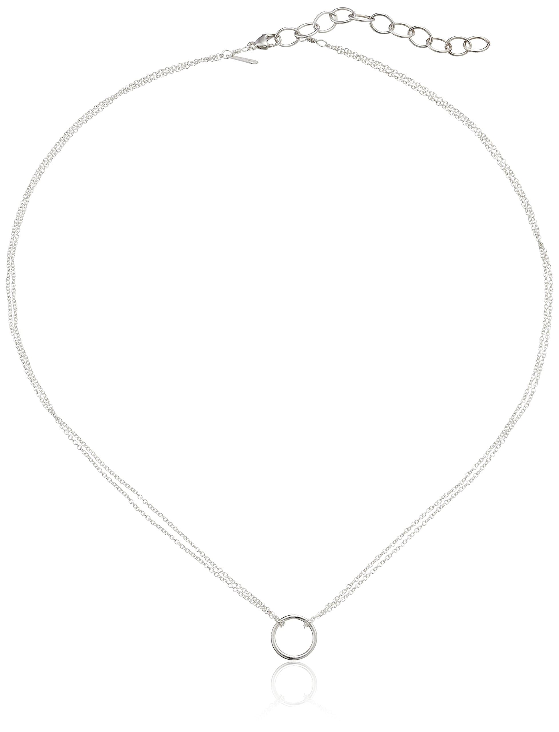 Adina Reyter "Tiny Circle" Necklace, 15"