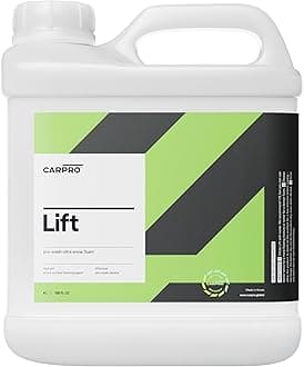 Lift - Pre-Wash Snow Foam Car Wash Soap, Dissolves and Lifts Away a Large Amount of Dirt & Grime, Completely Touchless - Use in Bucket or Foam Cannon, Concentrated - Gallon (135oz)