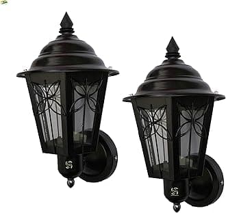 Lyse Decor Gate Lamps for Outdoor, Modern Main Door Lights for Entrance, Outdoor gate Lights, Garden gate Lamps Waterproof (Pack of 2)