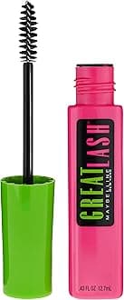 Makeup Great Lash Washable Mascara, Dark Brown Volumizing Mascara, 0.43 fl oz