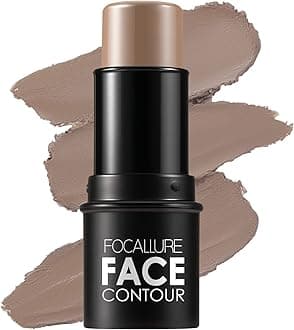 Cream Contour Stick, Matte Bronzer Stick, Professional Face Shaping & Contouring Stick Makeup, Easy to Apply with Buildable Coverage, Long Lasting & Sweatproof, OAT
