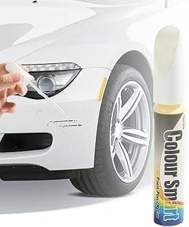 Zlirfy Car Touch Up Paint Pen - Automotive Paint Repair, Quick & Easy Scratch Removal, Clear Painting Pen for Cars (White)
