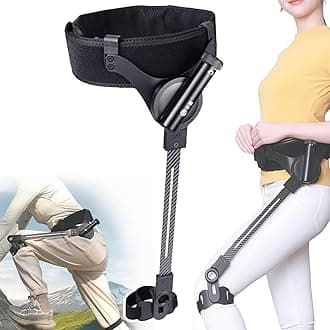 Device Bionic Exoskeleton Legs for Walking Assistance Mobility Aid, Adjustable Strength Support for Hiking and Climbing Stairs, Ideal Lower Limb Rehab Device Elderly and Disabled Adults (Left Leg, S)