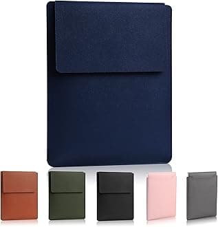 13.3-14" Laptop Sleeve, Blue, Compatible with Laptops 13.3"-14", Protects from Scratches, Water Damage, Multi-Functional Mouse Pad