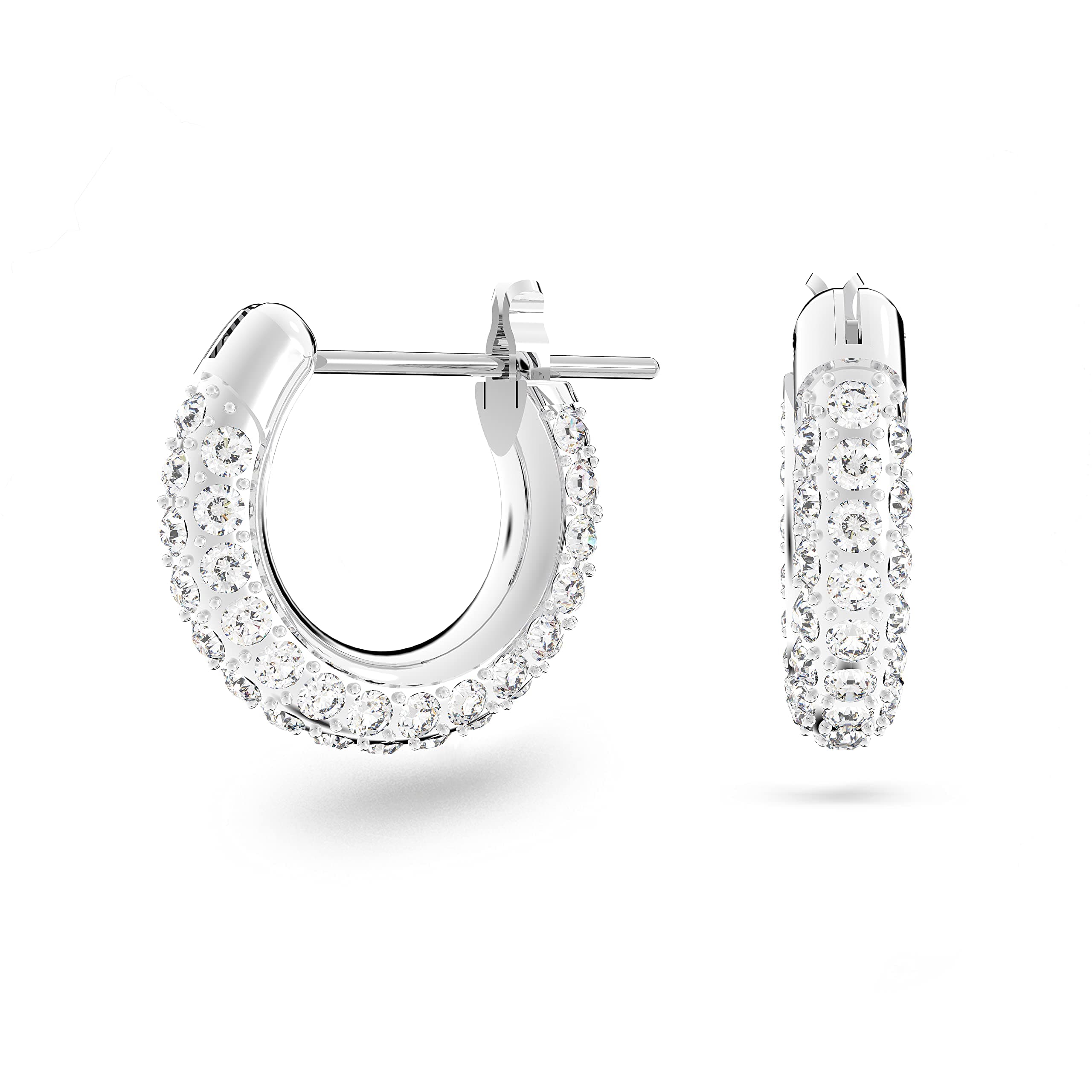 Stone Hoop Earrings