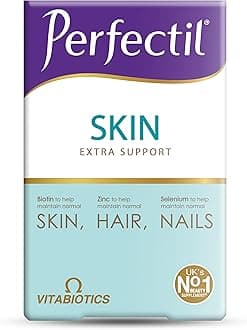 Perfectil Skin 28 Tablets + 28 Capsules | Triple Active Support for Hair Skin and Nails | Extra Skin Support Beauty Supplement