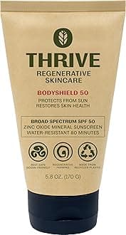 - Thrive Natural Care Reef Safe Sunscreen SPF50 - Hawaii 104 Reef Act Compliant - Mineral Sunscreen Non-Nano Zinc Oxide - Vegan, (5.8 Oz (Pack of 1))