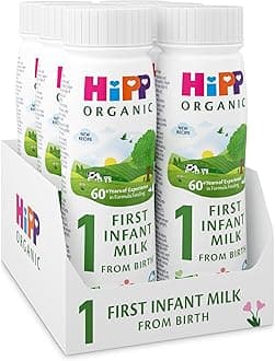 Organic 1 First Milk Ready To Feed 200ml (pack of 6)