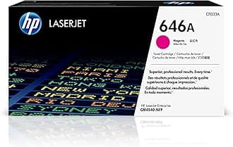 HP Original 646A Magenta Toner Cartridge | Works Color LaserJet Enterprise CM4540 MFP Series | CF033A