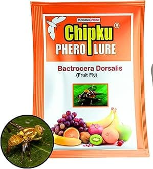 Chipku Fruit Fly Lure Pack of 25 for Fruit Fly Insect Trap for Agriculture for Bactocera Dorsalis Pheromone Lure for Mango Tree,Papaya, Guava,Chiku,Citrus, All Fruit Crops