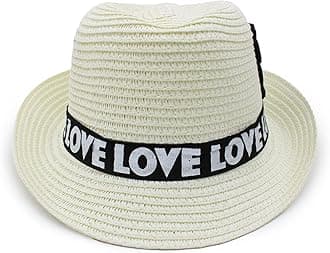 VRITRAZ Baby Boy's and Girl's Kids Children Cute Printed Cartoon Gift Summer Fancy Dress Straw Fasion Hat Cap 2