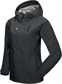 Little Donkey Andy Women’s Waterproof Rain Jacket Lightweight Outdoor Windbreaker Rain Coat Shell for Hiking, Travel