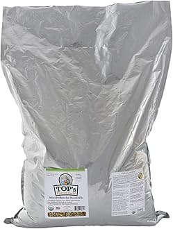 TOP's Parrot Food Mini Pellets Bird Food for Budgies, Cockatiels, Parrotlets, Lovebirds, Parakeets - USDA Certified Organic - 25 lbs