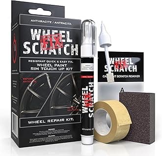 Quick And Easy Wheel Touch Up Kit Wheel Paint Rim Paint Pen Wheel Repair Kit (Anthracite)