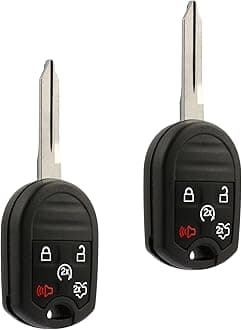 Car Key Fob Keyless Entry Remote Start fits Ford, Lincoln, Mercury, Mazda (CWTWB1U793 5-btn) - Guaranteed to Program