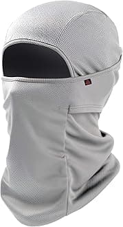 - Autofy Balaclava for Men Face Mask for Bikers Buff Helmet for Bike Helmet Mask Full Face Mask Bike Accessories Men Women Universal Size Washable Sweat Absorber (Grey)