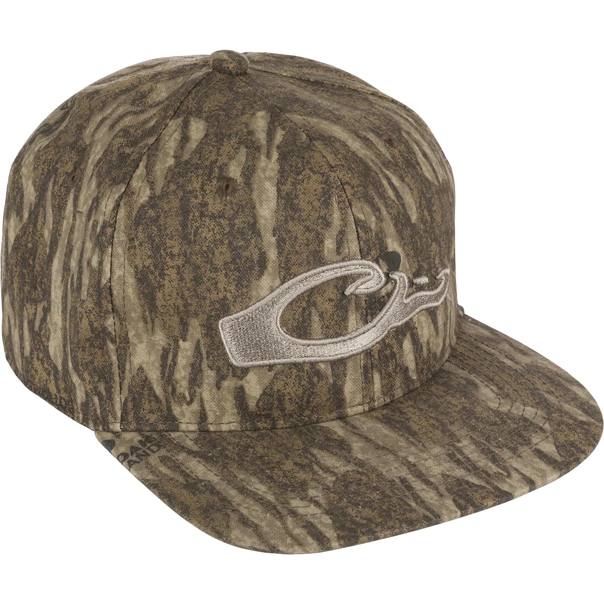 Drake Camo Flat Bill Logo Cap