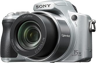 Sony Cyber-shot DSCH50 9.1 MP Digital Camera with 15x Optical Zoom with Super Steady Shot