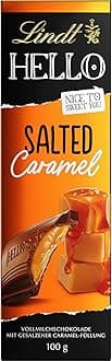 Lindt Hello Milk Chocolate Salted Caramel Chocolate Bar 100 g
