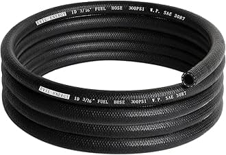 EVIL ENERGY 3/16 Fuel Hose Line Push Lock NBR Rubber SAE 30R7 10FT 300PSI