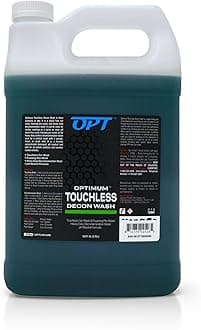 Optimum Touchless Decon Car Wash Soap – pH Neutral, Heavy Duty Decontamination, Touch Free, Spray on and Rinse Off Car Wash and Ceramic Coating Maintenance Multi-Use Formula (1 Gallon)