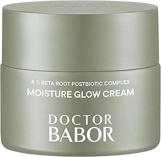 DOCTOR BABOR Microbiomic Moisture Glow Cream (50 ml) - Vegan Face Cream with Beetroot Complex and Hyaluronic Acid - Professional Skincare for Dry Skin