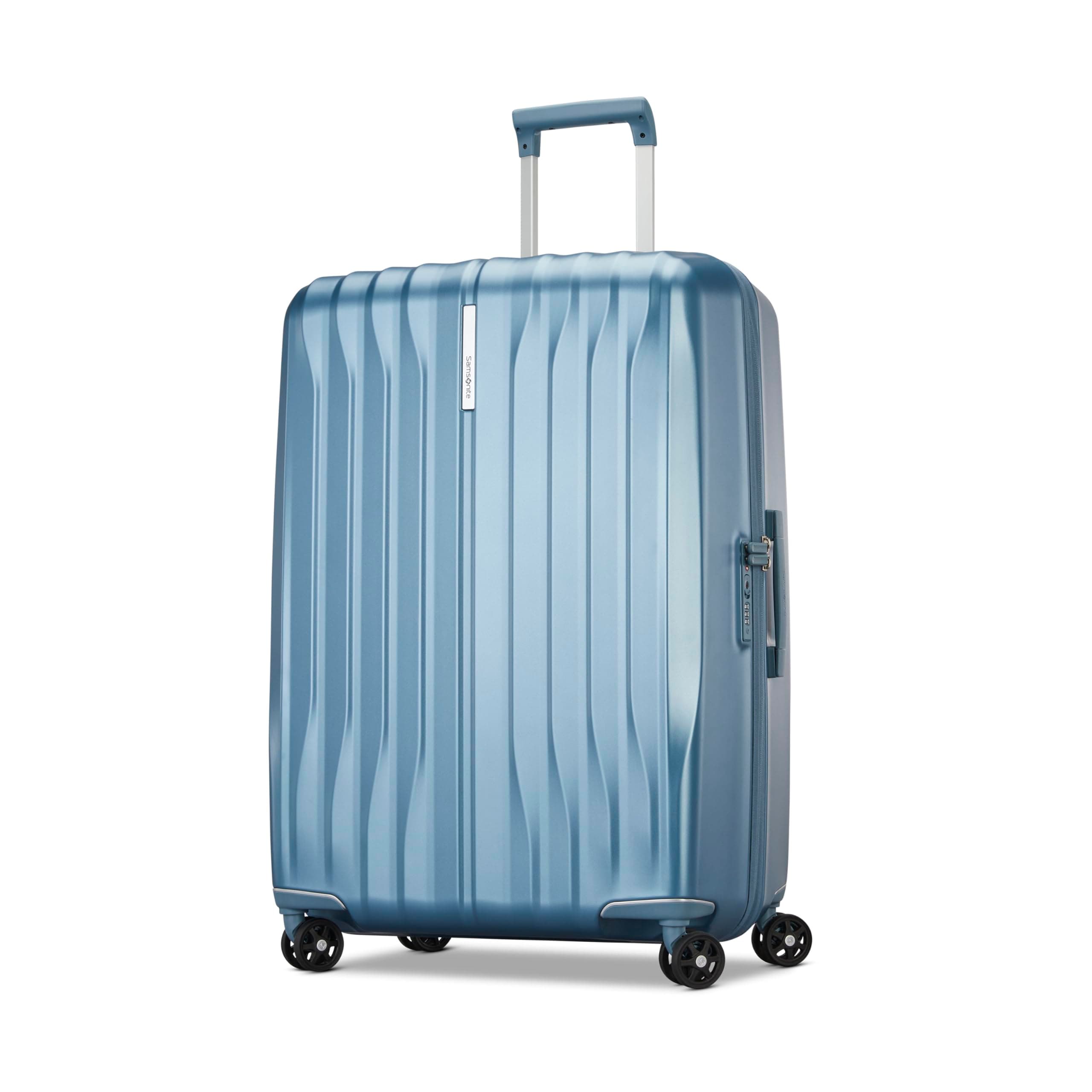 Samsonite Uplift Hardside, Elemental Blue, Checked-Large-27-Inch, Uplift Hardside
