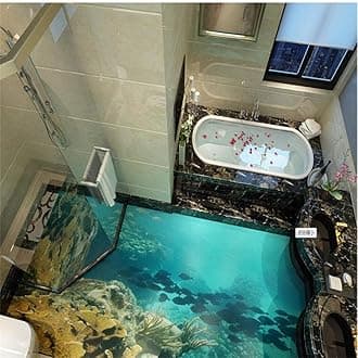 3D Floor Tiles Mural Large Custom Flooring High Definition Red Pebble Waterproof Bathroom Living Room PVC Wallpaper Decorative Background-300 * 210Cm